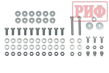 Площадка РИФ под лебёдку в штатный бампер Toyota Hilux 2020+ Black Onyx