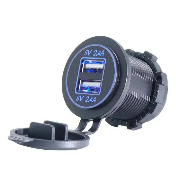 Розетка USB 2 5В/2,4А