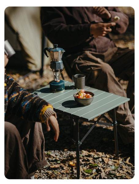 Стол туристический Naturehike Yamami Y01 складной,52х37,5х41 см, серый