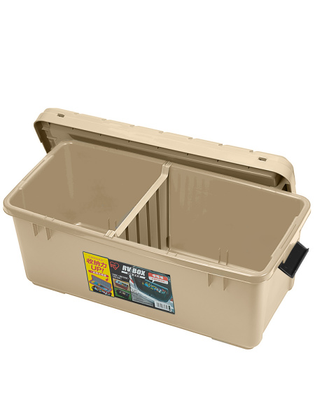 Ящик экспедиционный IRIS RV BOX 800 c двойной разделенной крышкой, 60 л 78,5x37x32,5 см бежевый