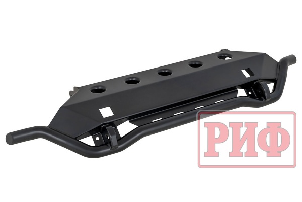 Бампер РИФ силовой передний/защита штатного бампера Lada Niva Travel (2021-2024) с защитой радиатора