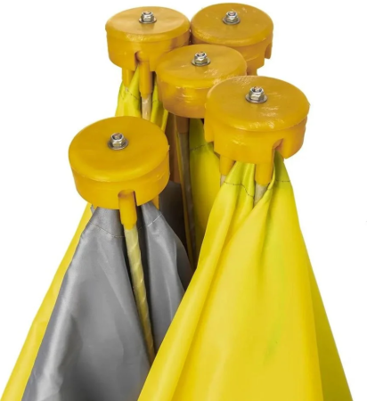 6 Палатка зимняя PREMIER Куб-3 желтый/серый