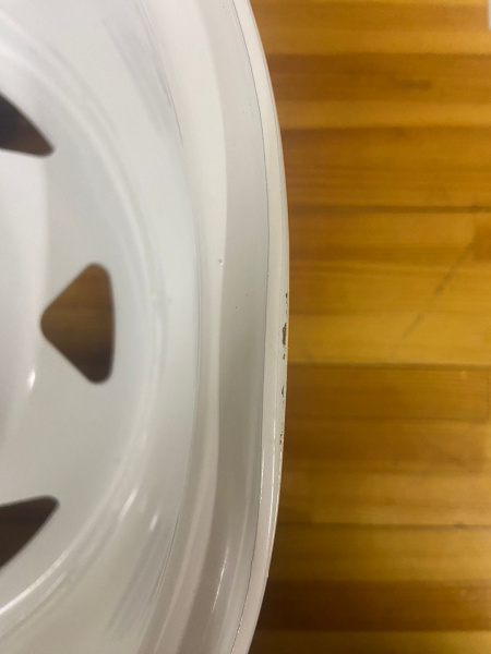 1 Диск усиленный УАЗ стальной белый 5x139,7 8xR15 d110 ET-25 (треуг. мелкий) (уценка)