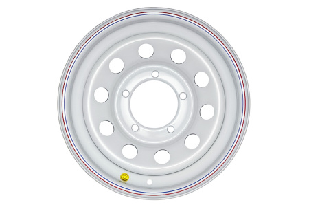 Диск усиленный УАЗ стальной белый 5x139,7 7xR15 d110 ET-3