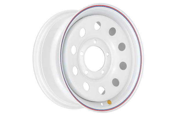 Диск усиленный УАЗ стальной белый 5x139,7 7xR16 d110 ET+30