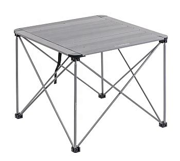 Стол туристический Naturehike алюминиевый, 69,5х69,5х56 см, складной, серый