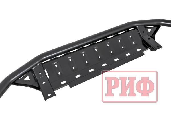 Бампер РИФ силовой передний/защита штатного бампера Toyota Land Cruiser Prado 150 2013-2017 c защитой радиатора