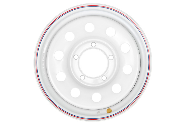 Диск усиленный УАЗ стальной белый 5x139,7 7xR16 d110 ET+30