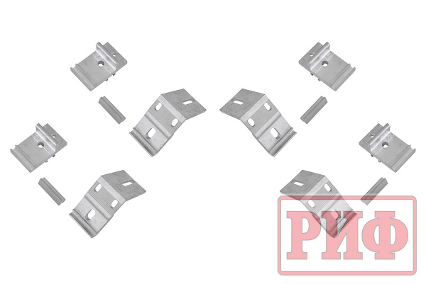 Крышка кузова РИФ для Toyota Hilux 2015+, роллета раздвижная с электроприводом 1572х1563 мм, алюминиевая, черная