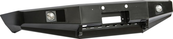 Бампер РИФ силовой передний Nissan Navara D40/Pathfinder R51 (2004-2009) с доп. фарами без защитной дуги
