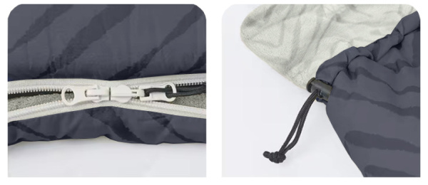 2 Мешок спальный Naturehike Shanmi, 210х80см, (ТК: +10C), (правый), синий