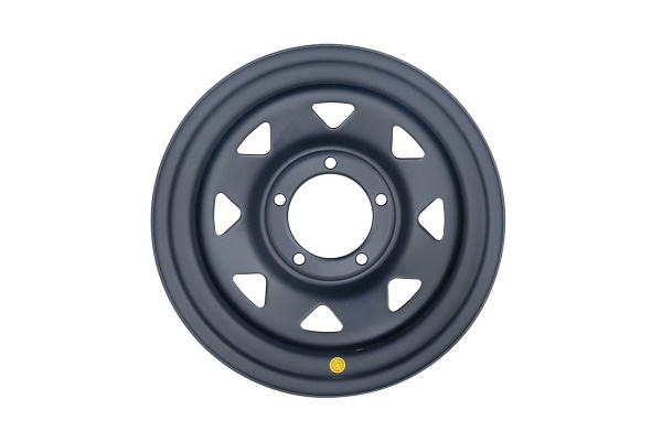 Диск усиленный УАЗ стальной черный (матовый) 5x139,7 8xR16 d110 ET-19 (треугольник мелкий)