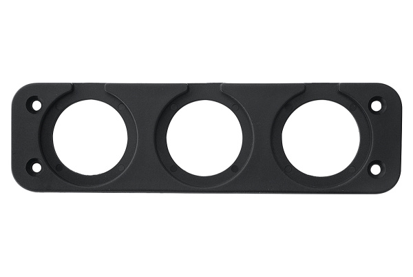 Панель монтажная для приборов три отверстия