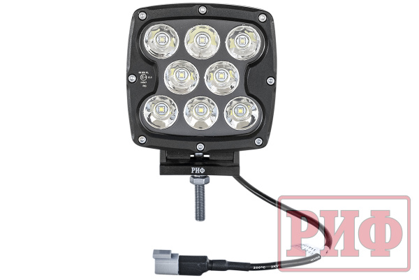 Светодиодная фара водительского света РИФ 130 мм 80W
