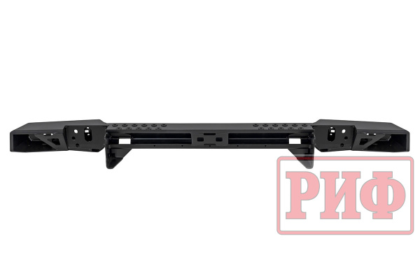 Бампер РИФ силовой задний УАЗ Хантер с фонарями, возможностью установки фаркопа, лифт 65 мм