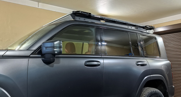 Багажник экспедиционный (платформа) алюминиевый РИФ 1300x2080 мм для Haval H9 2024+ (с крепежом)