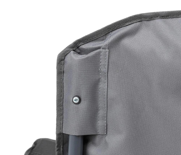 4 Кресло NISUS складное серое 150 кг.