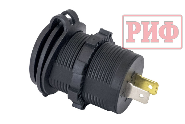Розетка USB 2 QC 3.0  34x37х54