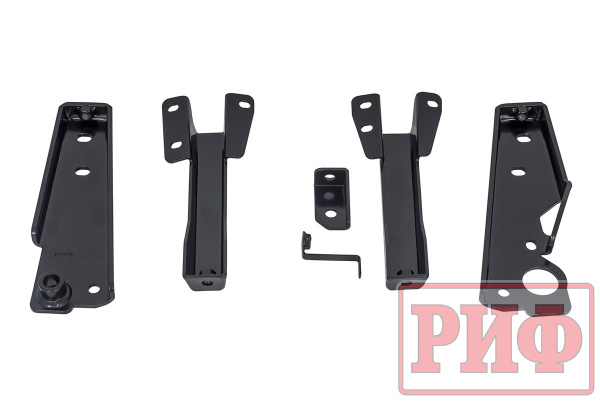 Бампер передний силовой/защита штатного бампера РИФ Renault Duster 2021+ с защитой радиатора