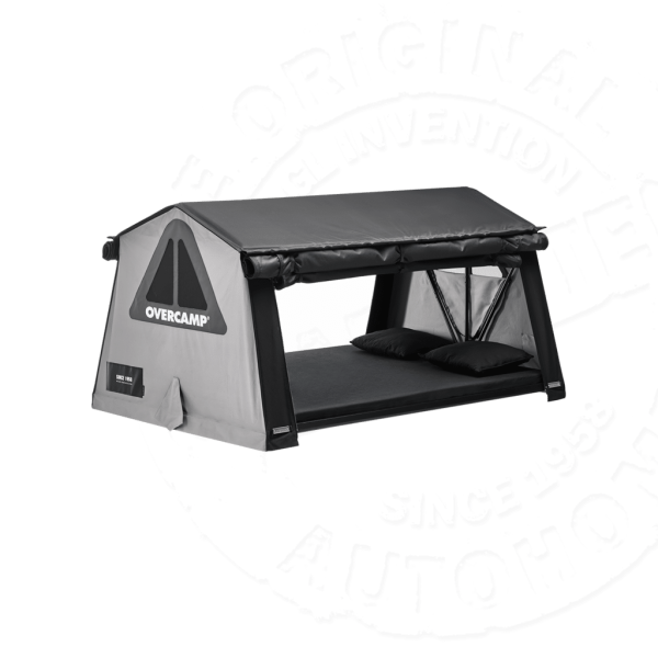 3 Палатка на крышу автомобиля AUTOHOME OVERCAMP MEDIUM тент синий, лестница 215 мм