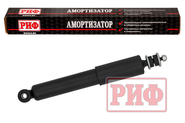 Амортизатор РИФ передний Mitsubishi Pajero Sport I 98-09 штатный