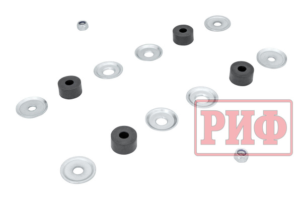 Амортизатор усиленный РИФ передний Nissan Patrol Y60/Y61, Toyota Land Cruiser 71, 76, 78 , 79 2007+ лифт 50 мм