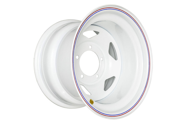 Диск усиленный УАЗ стальной белый 5x139,7 10xR15 d110 ET-44 (треуг.) Диск усиленный УАЗ стальной белый 5x139,7 10xR15 d110 ET-44 (треуг.)