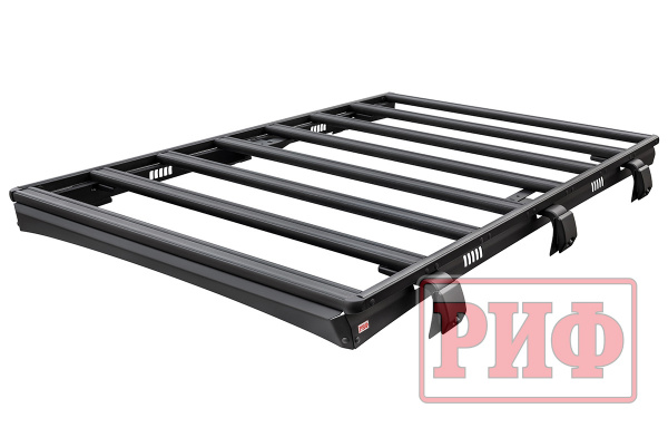 Багажник экспедиционный (платформа) алюминиевый РИФ 1250x2080 мм для Toyota Land Cruiser 80 (с крепежом)