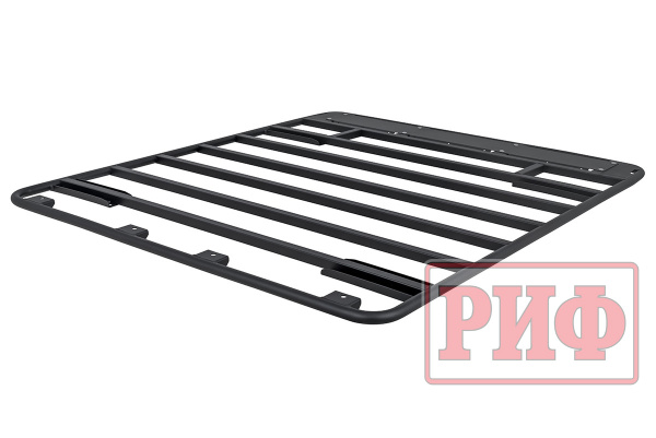 Багажник экспедиционный (платформа) РИФ 1200x1400 мм для Nissan Navara D40 (без штатных рейлингов)