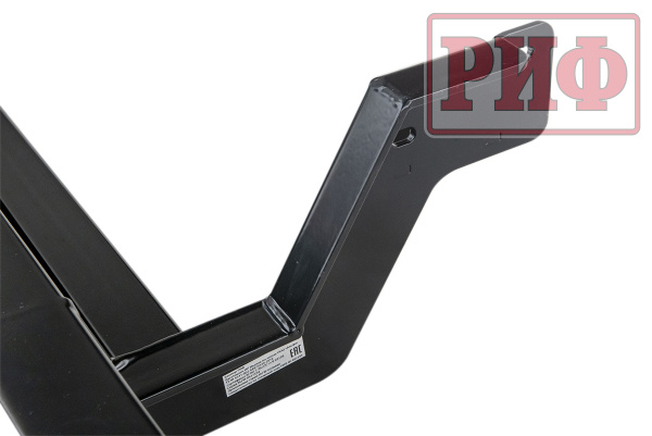 Бампер РИФ задний Mazda B2500/BT50, Ford Ranger T5 2006-2010 с квадратом под фаркоп