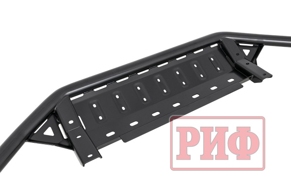 Бампер РИФ силовой передний Toyota Land Cruiser Prado 150 2017+ c защитой радиатора