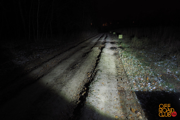 Светодиодная фара дальнего света РИФ 99 мм 18W LED