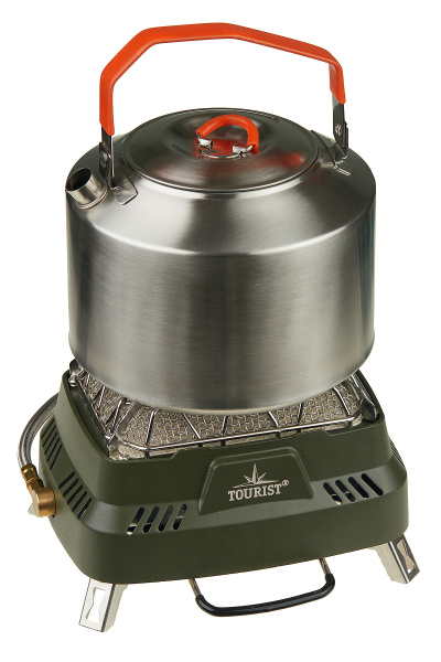 2 Обогреватель газовый TOURIST BOBR портативный, с функцией плиты