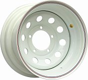 Диск усиленный УАЗ стальной белый 5x139,7 8xR15 d110 ET-40 (только на барабанные тормоза)