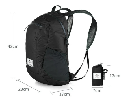 1 Рюкзак Naturehike 18L, черный