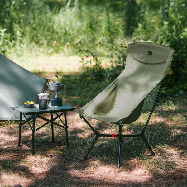 1 Кресло туристическое Naturehike Yamami YL01 складное, 81,5х56х99 см, до 140 кг, зеленое