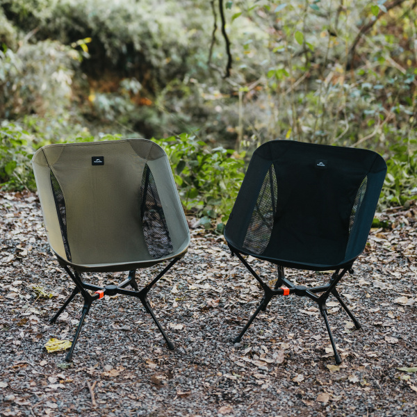 Кресло туристическое Naturehike Yamami YL01 складное, 55х54х73,5 см, до 180 кг, черное