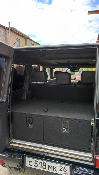 Органайзер для Mercedes-Benz G-Class (2 выдвижных ящика) Органайзер для Mercedes-Benz G-Class (2 выдвижных ящика)