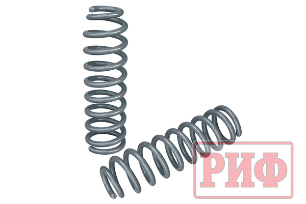 Пружины РИФ передние усиленные штатные SsangYong Rexton 1, 2 и XVT (до 2012 г), Kyron +50 кг