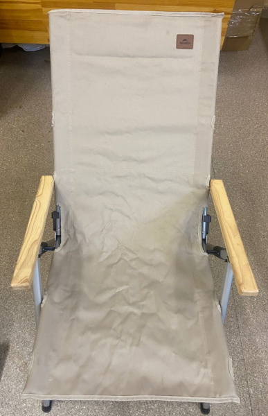 1 Кресло туристическое Naturehike складное, регулируемое, хаки, до 140 кг (уценка)