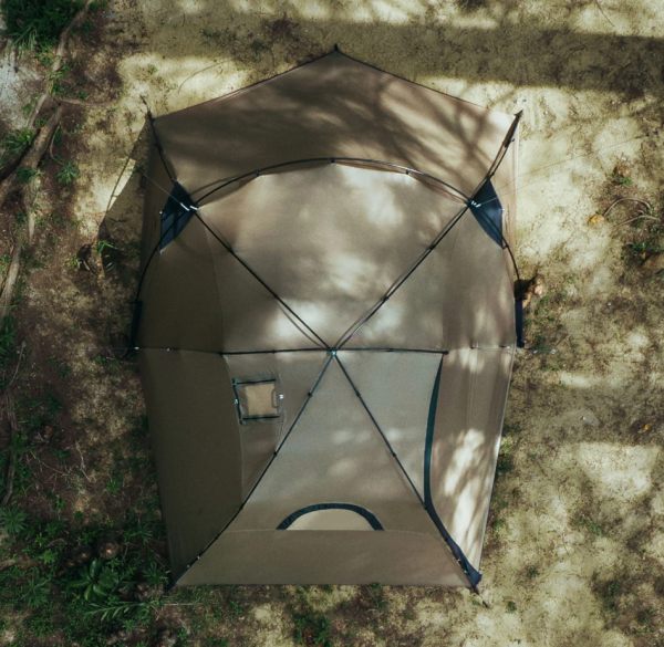 Палатка Naturehike Massif Solo 1-местная, алюминиевый каркас, песочная