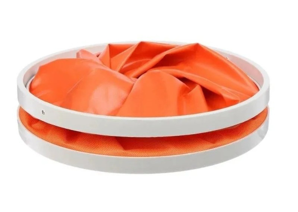 Ведро СЛЕДОПЫТ складное, оранжевое, 13 л, в чехле