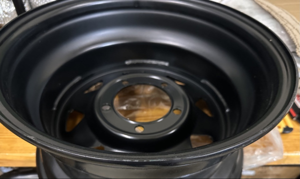 Диск усиленный УАЗ стальной черный 5x139,7 8xR16 d110 ET+15 (треуг. мелкий)(уценка)