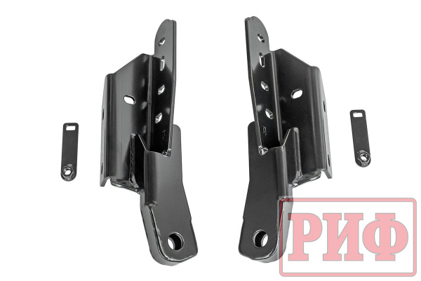 Бампер передний силовой/защита штатного бампера РИФ УАЗ Патриот 2015+ с защитой рулевых тяг стандарт