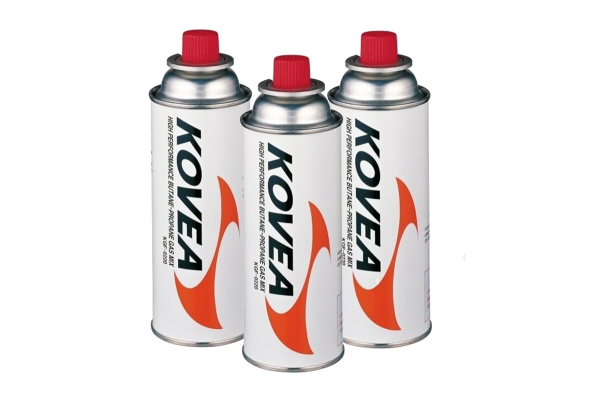 Баллон газовый цанговый KOVEA Nozzle type gas 220 г комплект 3 шт.