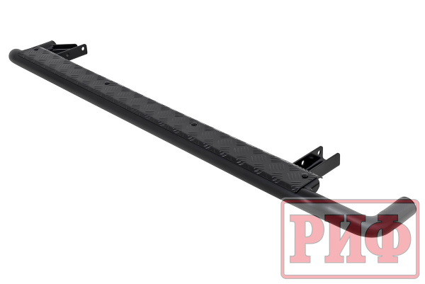 Пороги РИФ силовые Lada Niva Travel (черный алюминий)