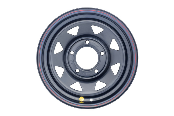 Диск усиленный ВАЗ НИВА стальной черный 5x139,7 7xR15 d98,5 ET+25 (треуг.)