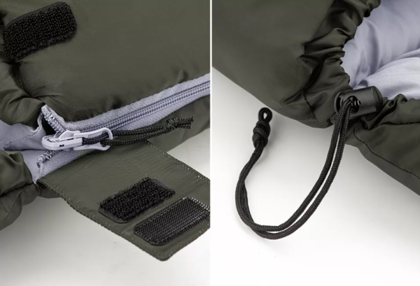 Мешок спальный Naturehike U350S, (190х30)х75 см, (правый) (ТК: -3C), темно-зеленый