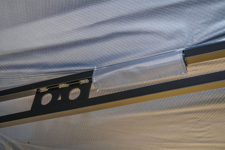 Маркиза автомобильная РИФ веерная, безопорная 2х2,3 м (левая)