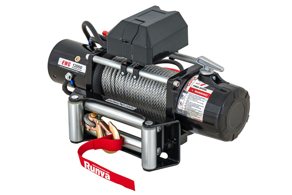 Лебёдка автомобильная электрическая 12V Magnum 12000 lbs 5443 кг (стальной трос)